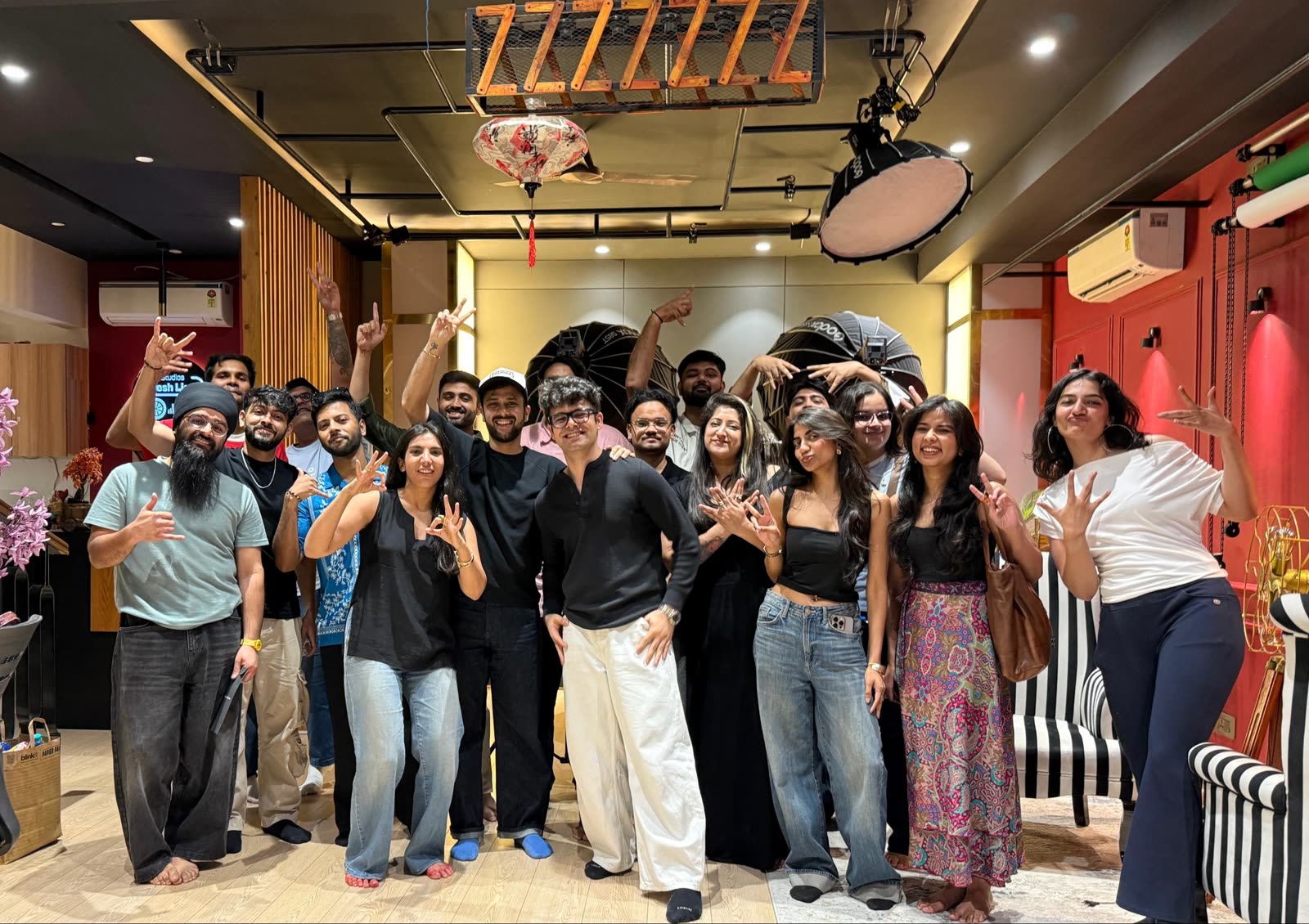 Bring Your Own Demos (BYOD) at Fresh Lime Studios, group photo